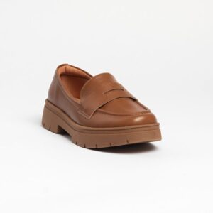 Mocassim Loafer Vizzano 1422100 Tratorado Caramelo