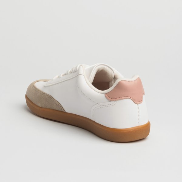 Tênis Casual Vizzano 1430102 Branco off Preto Nude - Imagem 4