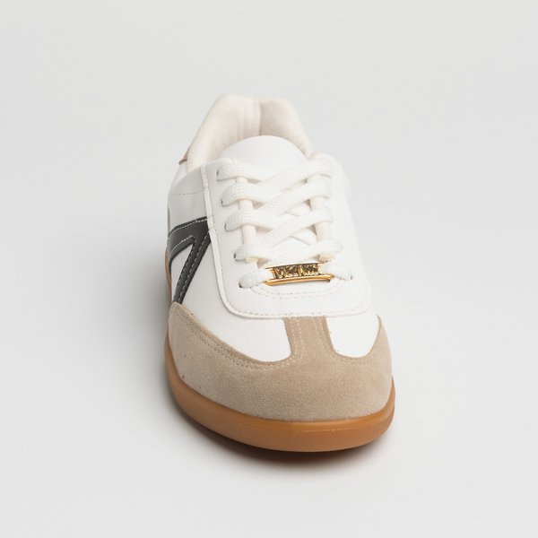 Tênis Casual Vizzano 1430102 Branco off Preto Nude - Imagem 5