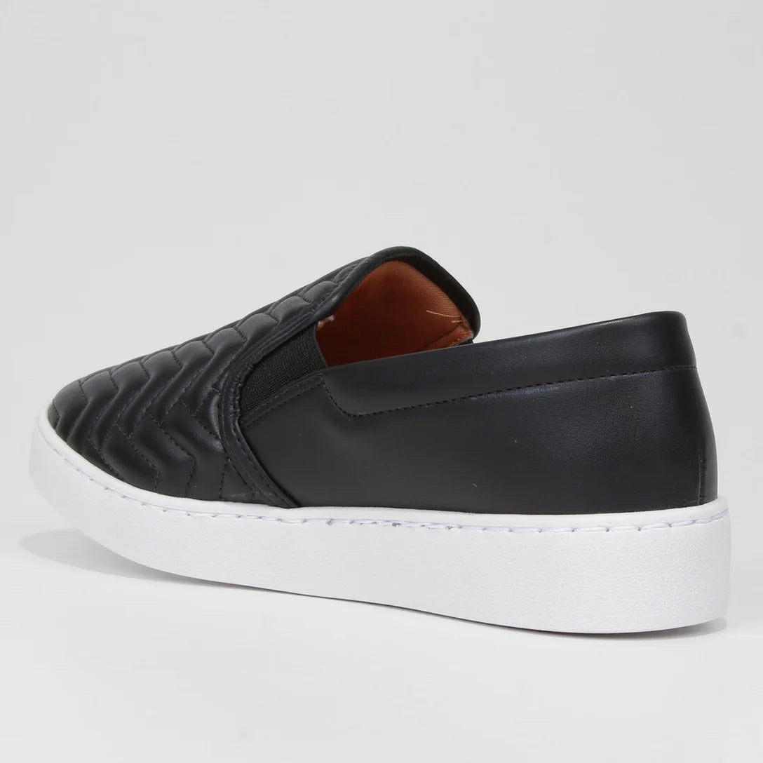 Slip On Vizzano Matelassê Feminino – Preto - Imagem 3