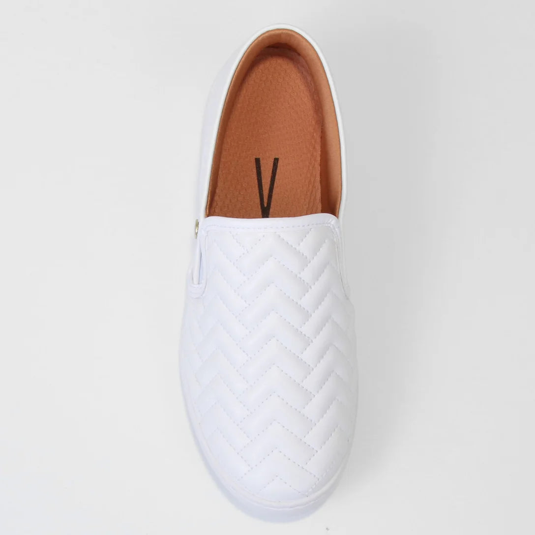 Slip On Vizzano Matelassê Feminino – Branco - Imagem 4