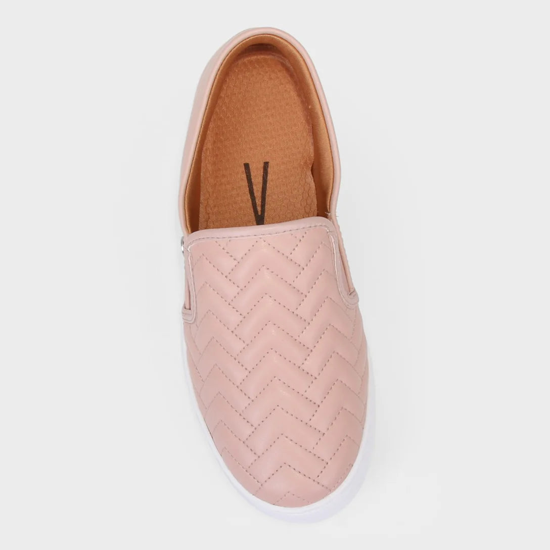 Slip On Vizzano Matelassê Feminino – Rosa Claro - Imagem 4