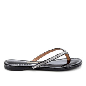 Rasteira Vizzano Strass – Preto