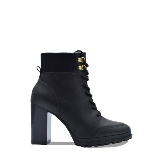 Coturno Vizzano salto alto – Preto