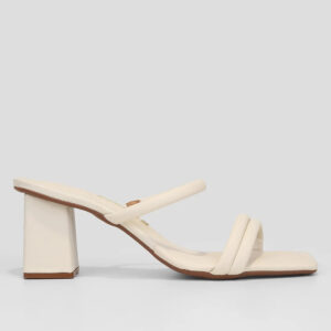 Tamanco Vizzano Salto Médio Feminino – Branco