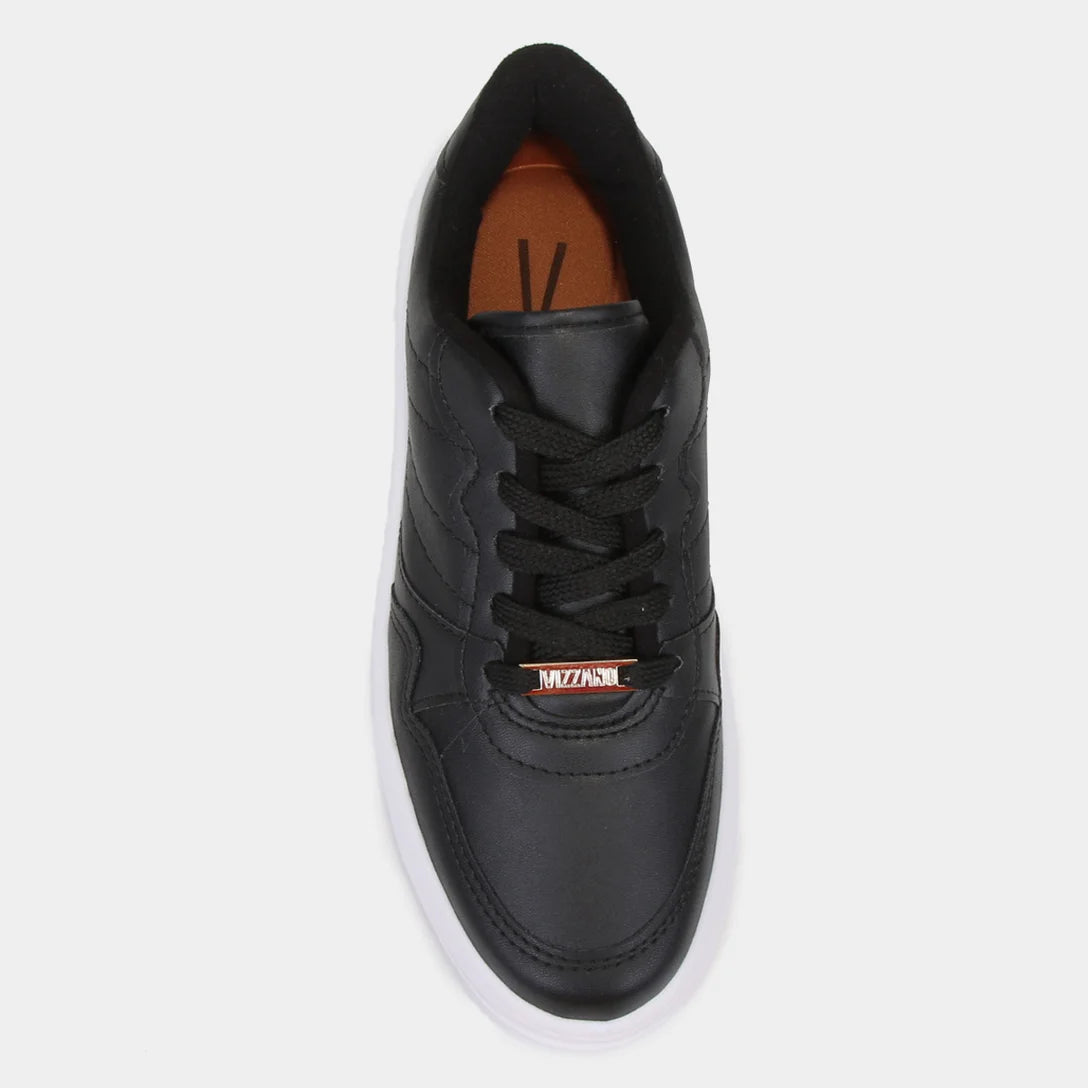 Tênis Vizzano Casual Feminino – Preto + Branco - Imagem 4