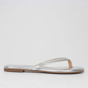 Rasteira Vizzano Básica Hotfix Metalizada – Prata