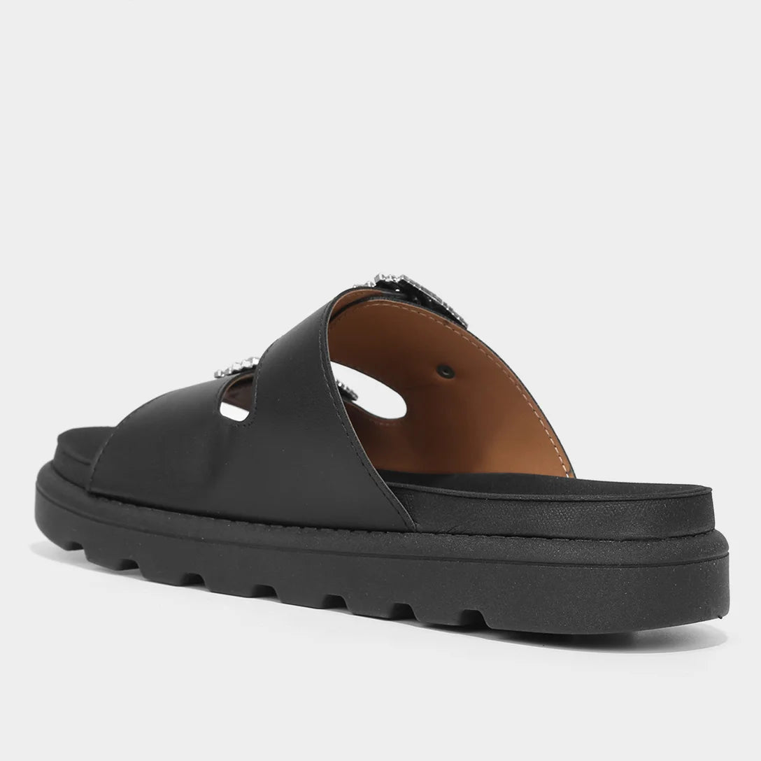 Rasteira Vizzano Tratorada Fivelas – Preto - Imagem 3