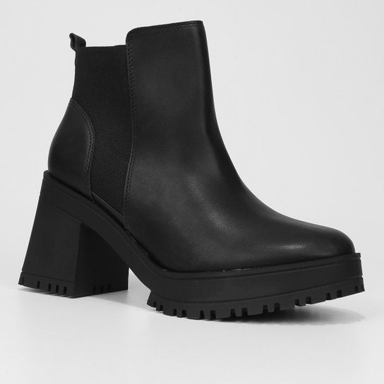 Bota Chelsea Vizzano Tratorada Feminina – Preto - Imagem 2