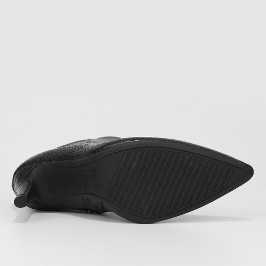 Bota Vizzano Matelassê Cano Curto Feminina – Preto - Imagem 7