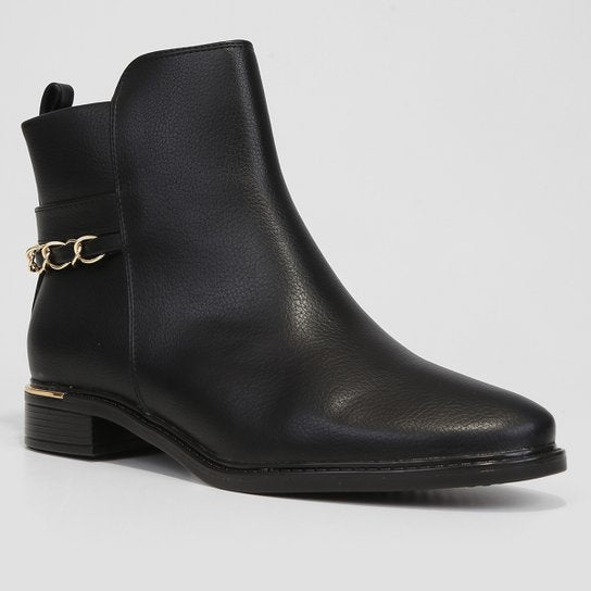 Bota Vizzano Corrente Cano Médio Feminino – Preto - Imagem 2