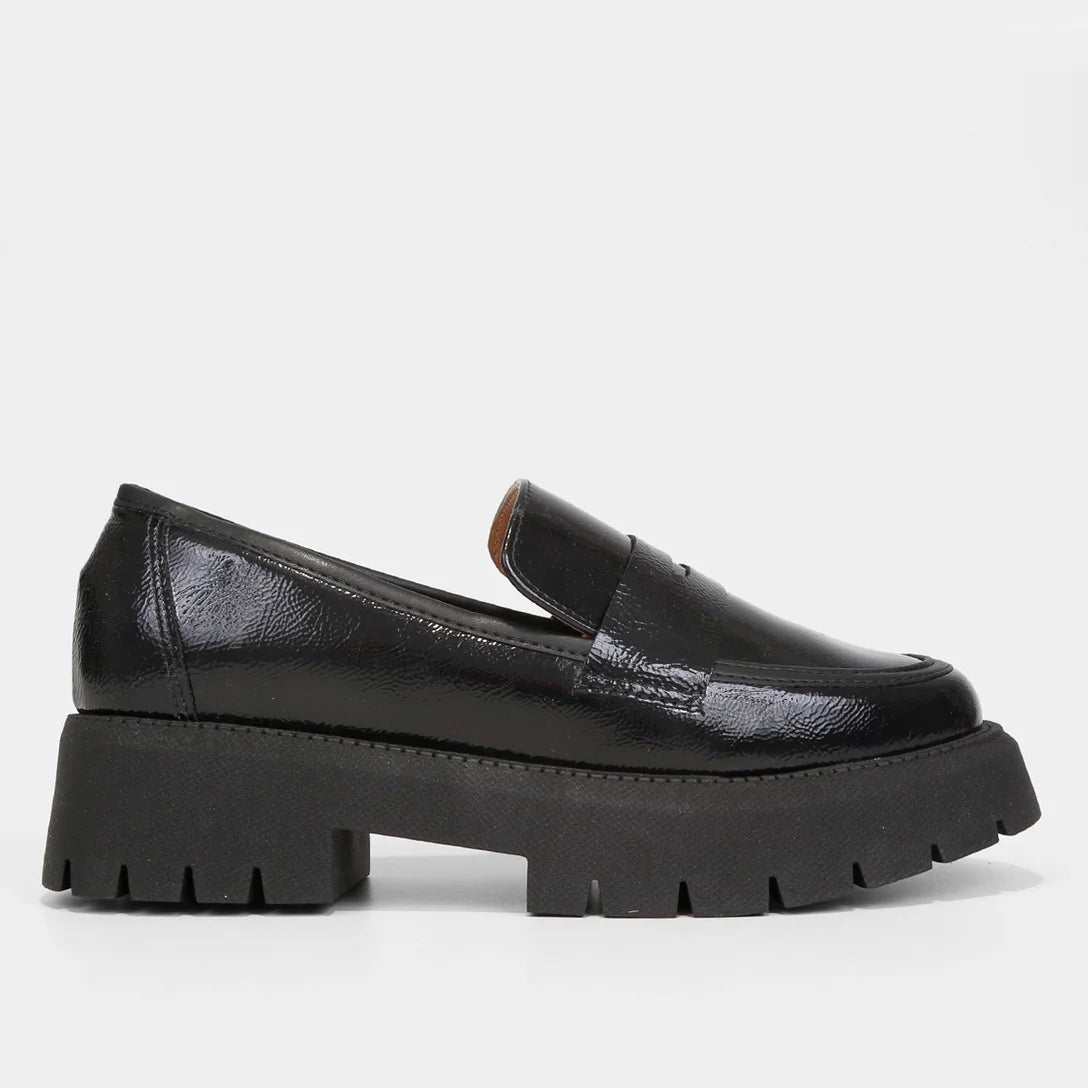 Mocassim Vizzano Tratorado Feminino – Preto