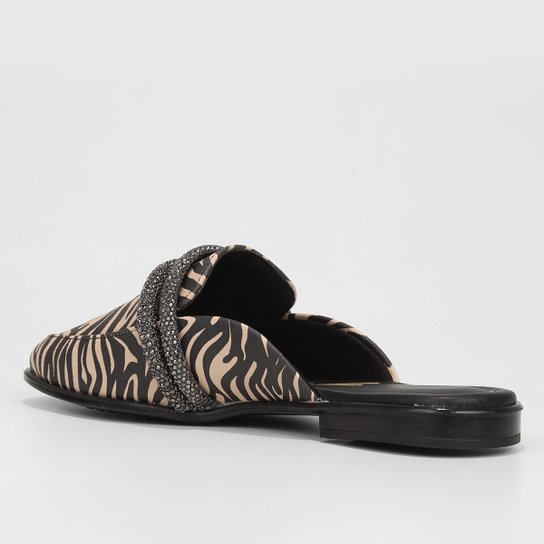 Mule Vizzano Animal Print E Brilho - Imagem 4