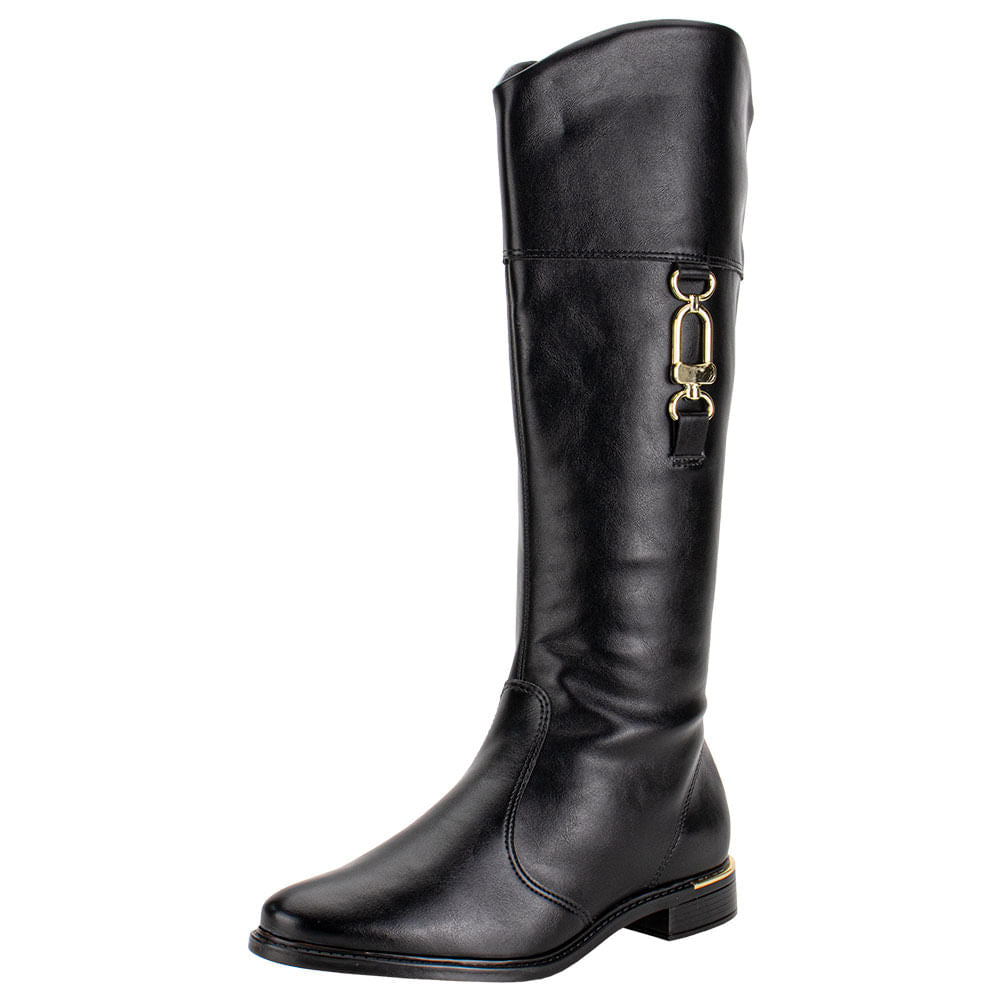 Bota Feminina Cano Alto Vizzano 3077112 PRETO 34