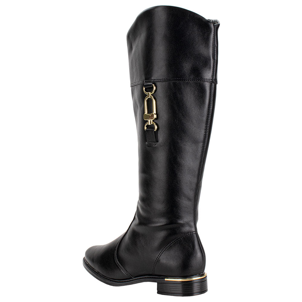 Bota Feminina Cano Alto Vizzano 3077112 PRETO 34 - Imagem 4