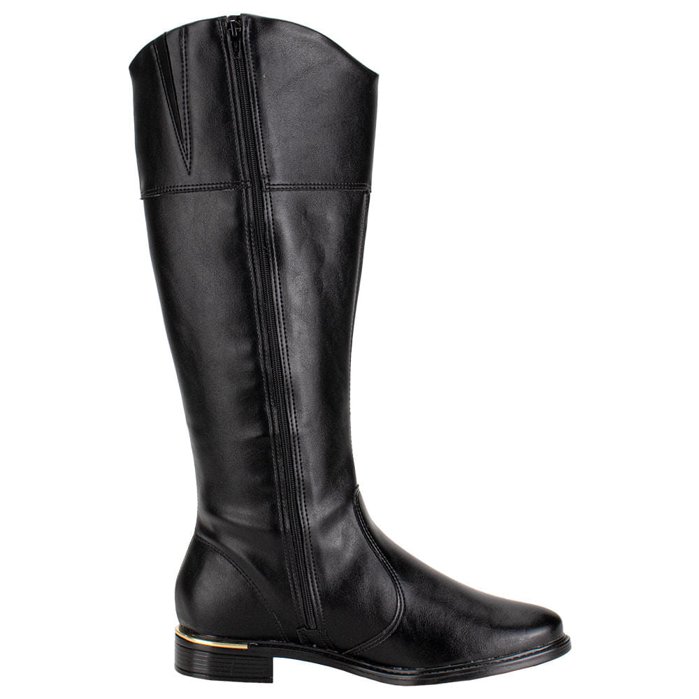 Bota Feminina Cano Alto Vizzano 3077112 PRETO 34 - Imagem 3