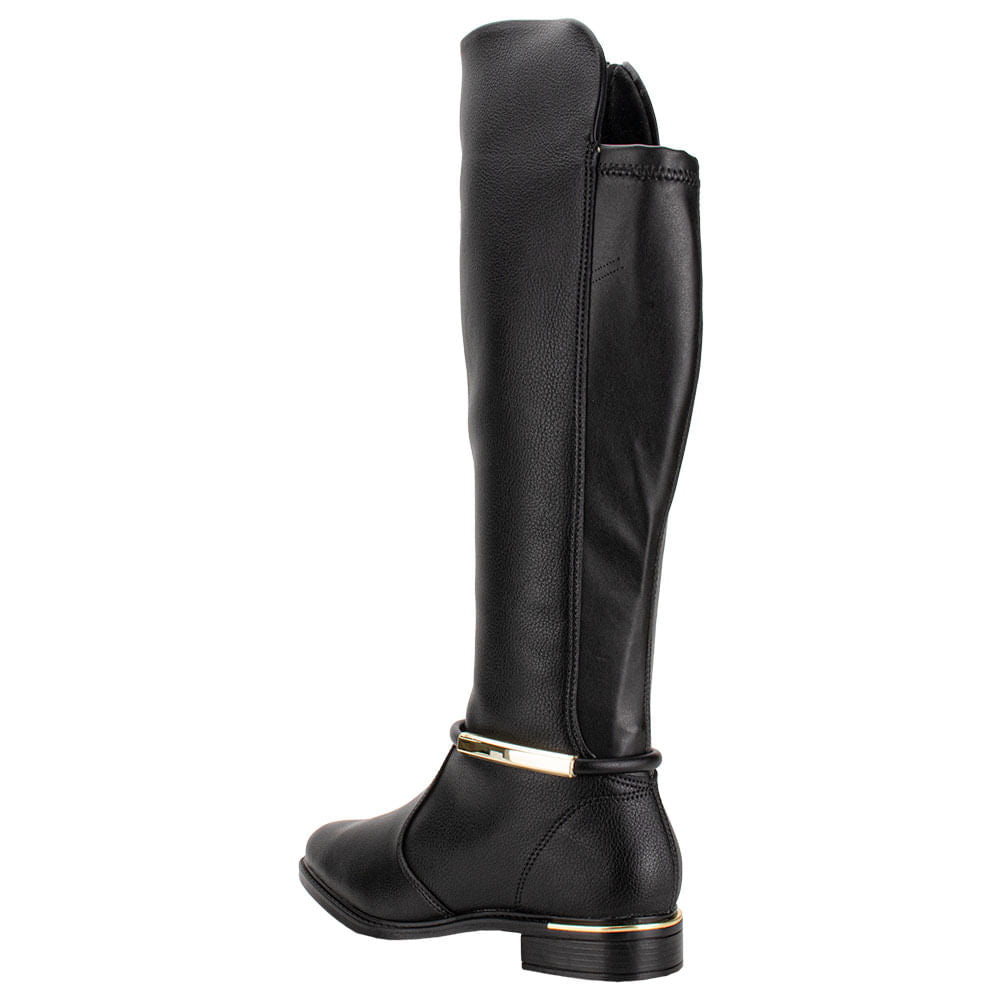 Bota Feminina Cano Alto Vizzano 3077123 PRETO 34 - Imagem 4