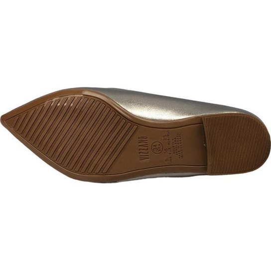 Sapatilha Vizzano Slipper Metalizada Lisa – Grafite - Imagem 3