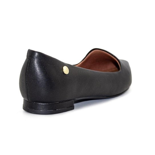 Sapatilha Vizzano Salto Baixo Bico Fino Pelica – Preto - Imagem 4