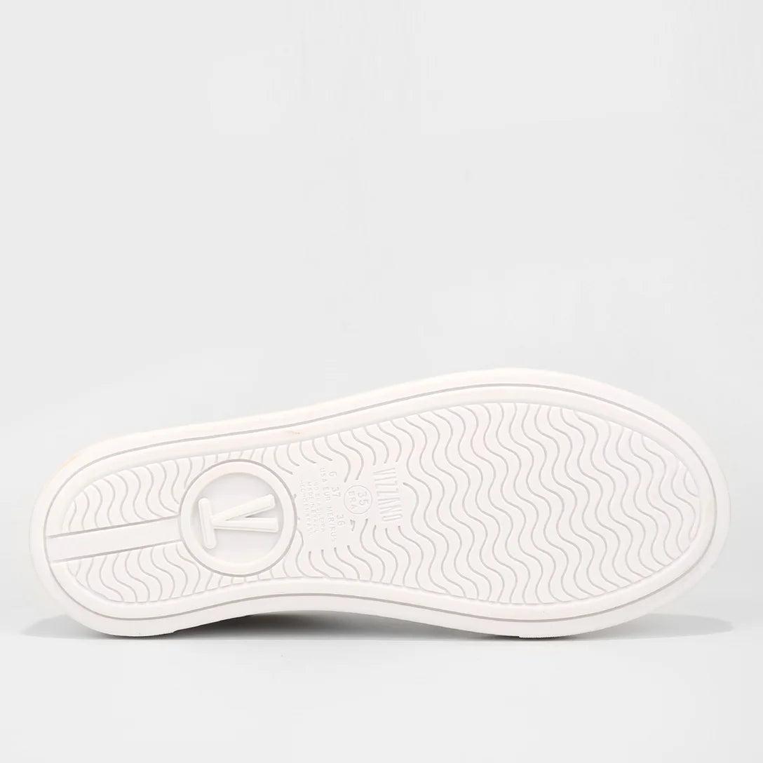 Tênis Vizzano Strass Feminino – Branco + prata - Imagem 5