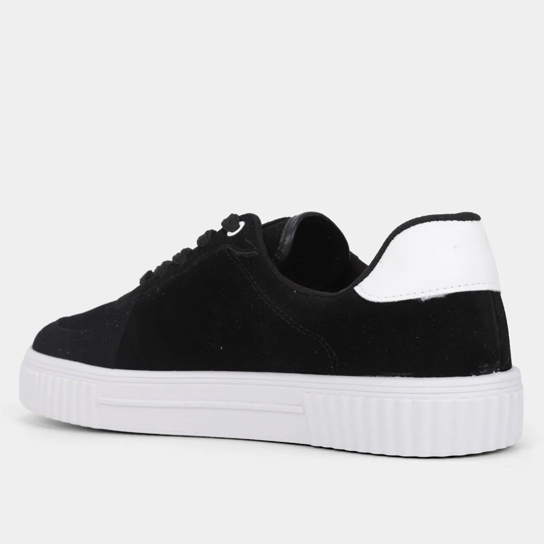 Tênis Vizzano Casual Feminino – Preto + Branco - Imagem 3