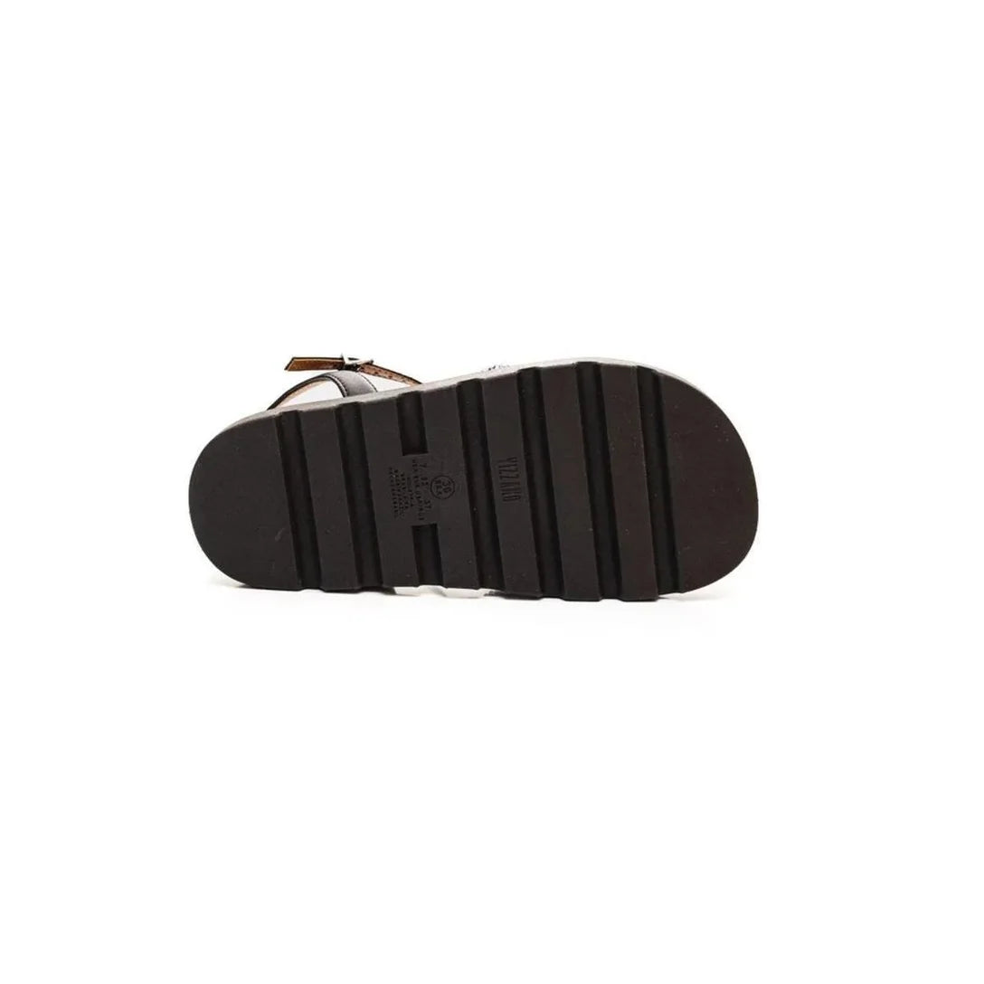 Sandália Rasteira Papete Feminina Strass Brilho Flat Tratorada Confortável – Preto - Imagem 3