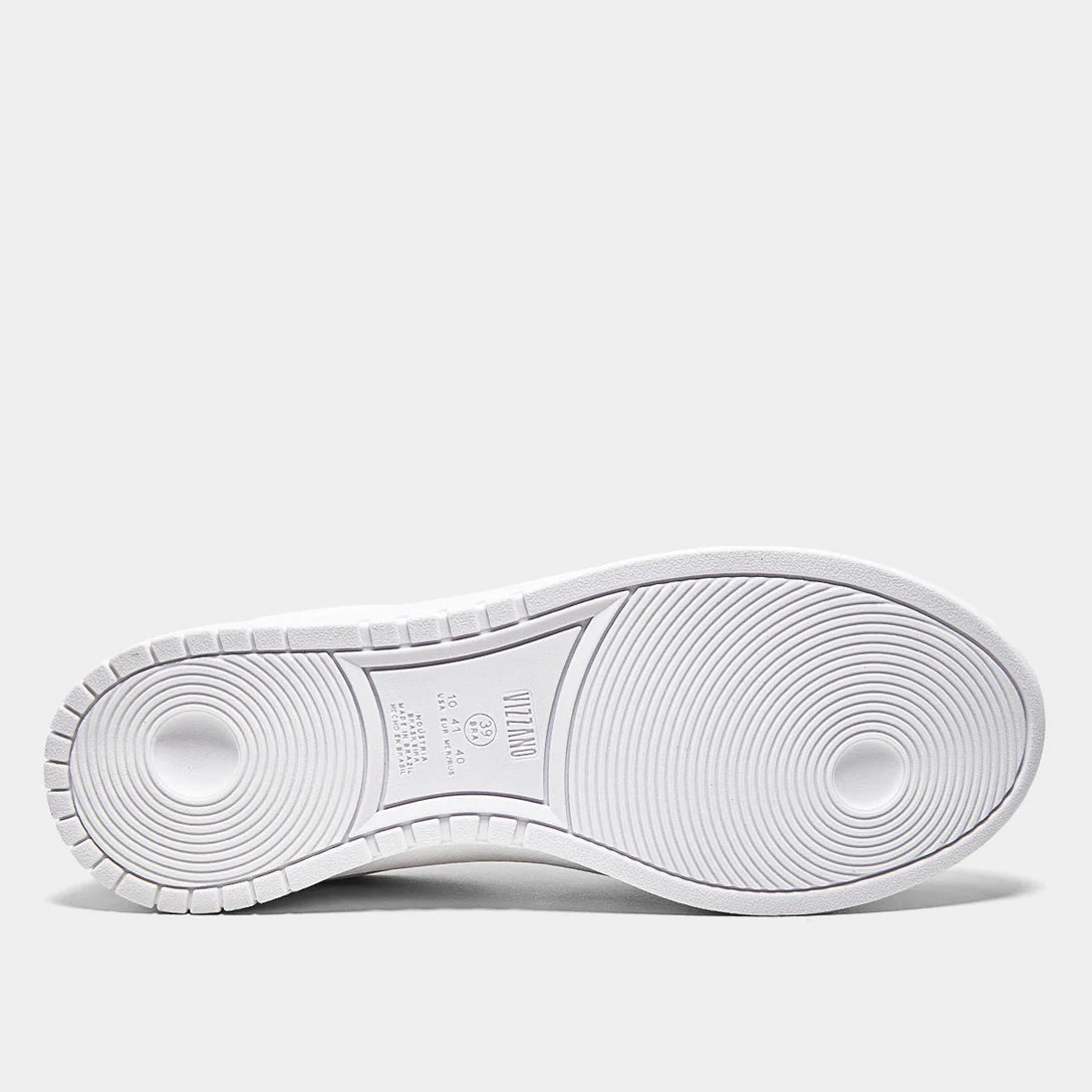 Tênis Vizzano Pelica Camurção Feminino – Branco - Imagem 5