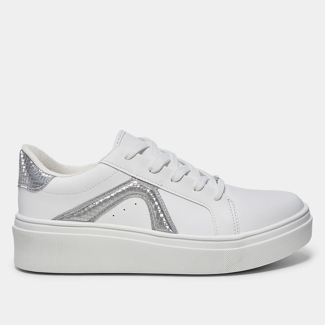 Tênis Vizzano Casual Feminino – Branco