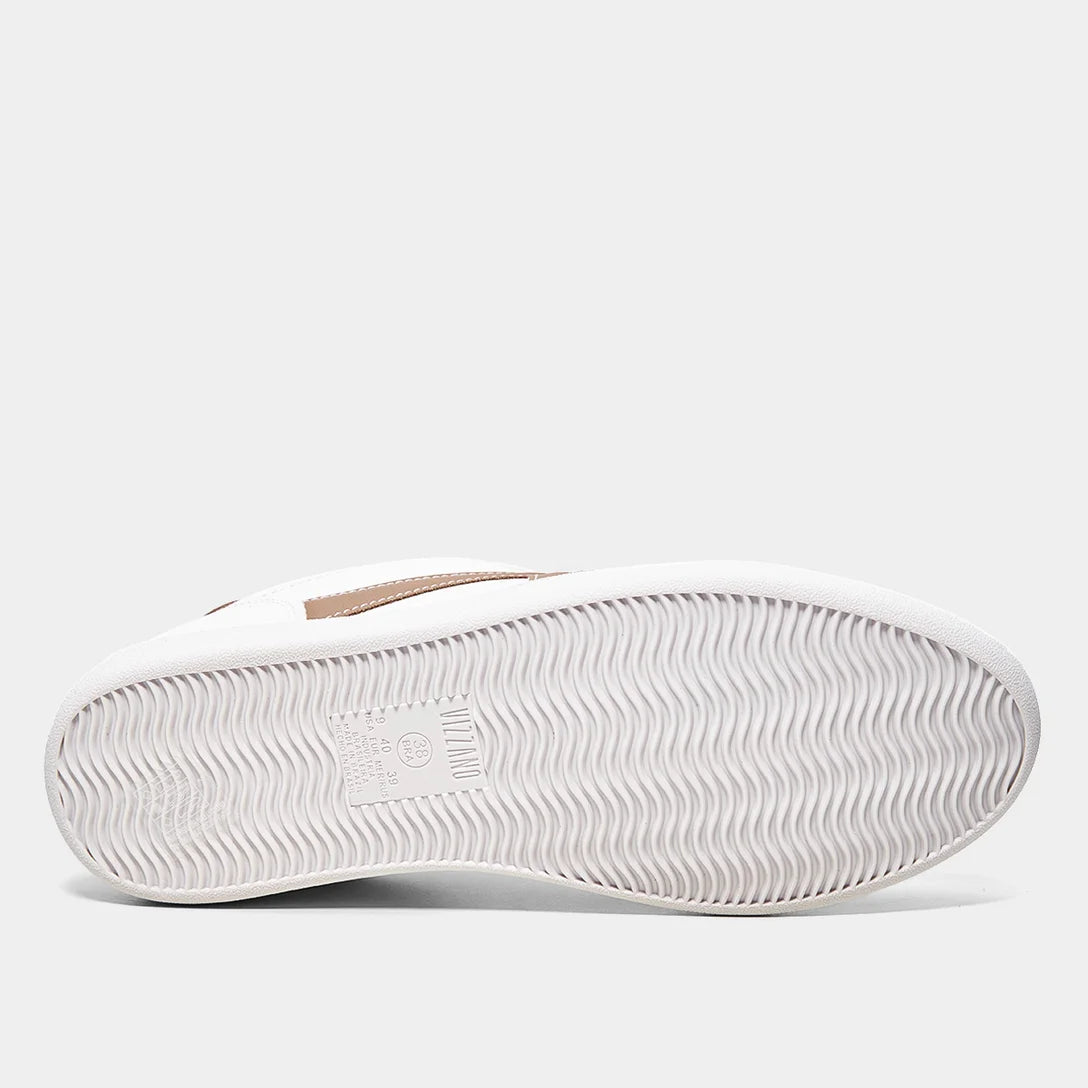 Tênis Vizzano Recortes Feminino – Branco+Preto - Imagem 3
