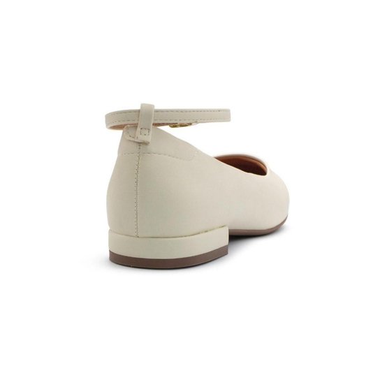 Sapatilha Vizzano Boneca Salto Baixo Bico Quadrado – Off White - Imagem 4