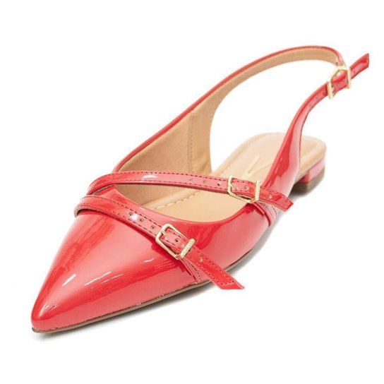 Sapatilha Vizzano com Abertura Vermelho - Imagem 4