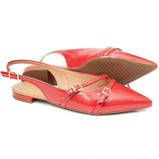 Sapatilha Vizzano com Abertura Vermelho - Imagem 3