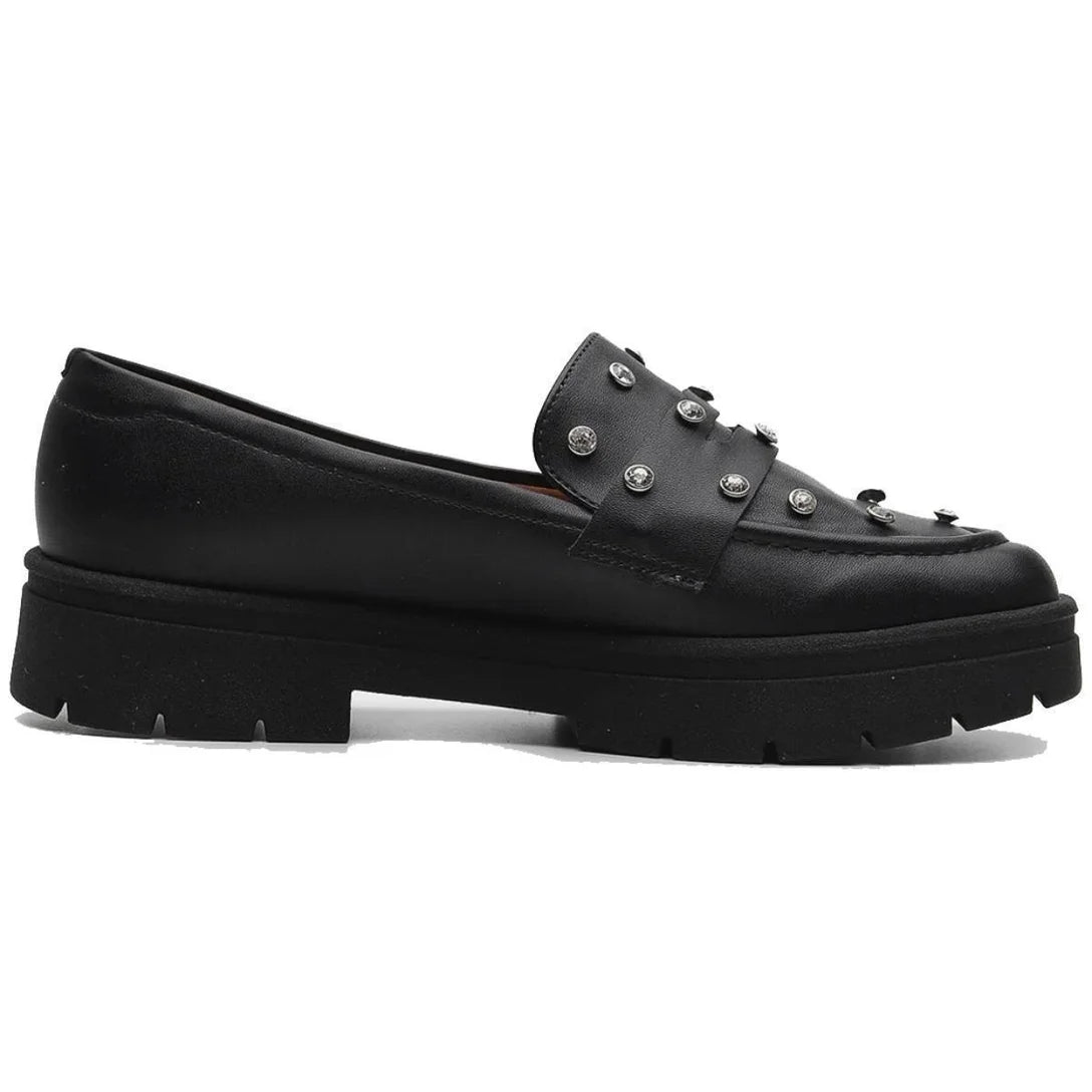 Mocassim Vizzano Tratorado Spikes Feminino – Preto