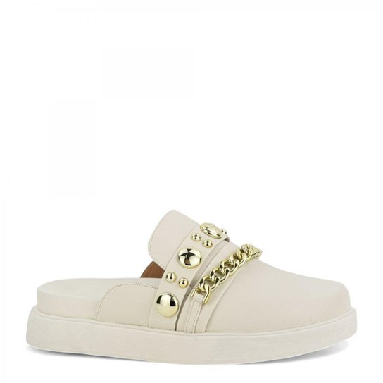 Mule Casual Flatform Corrente Vizzano – Off White