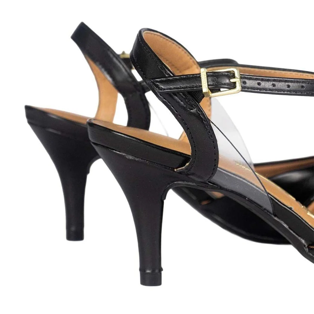 Sapato Scarpin Vizzano Vinil Bico Fino – Preto - Imagem 3