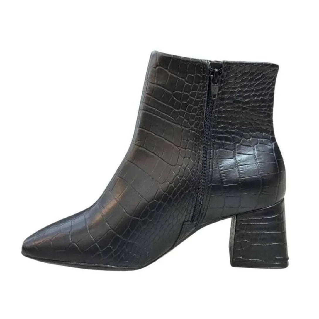 Bota Vizzano Salto Bloco – Feminina – Preto - Imagem 4