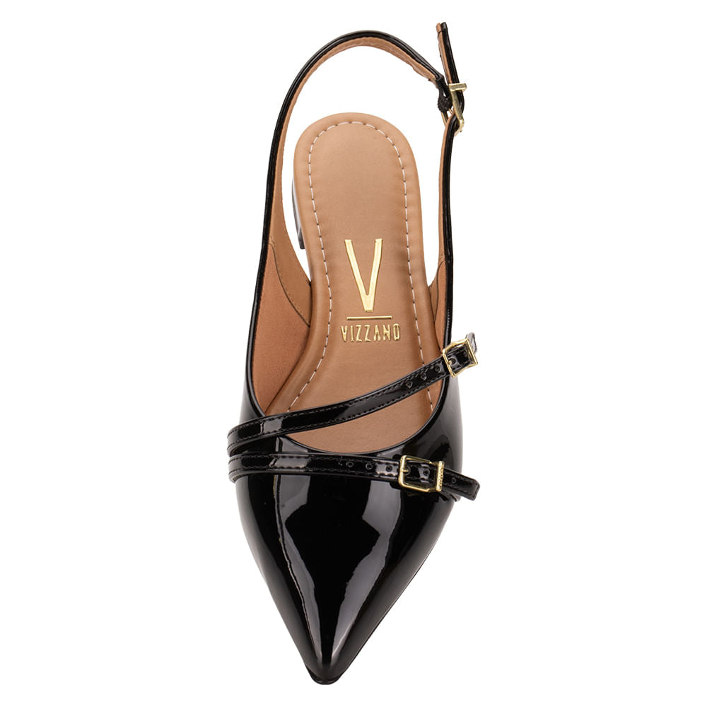 Sapato Feminino Mule Vizzano 1206296 BEGE | PRETO - Imagem 8