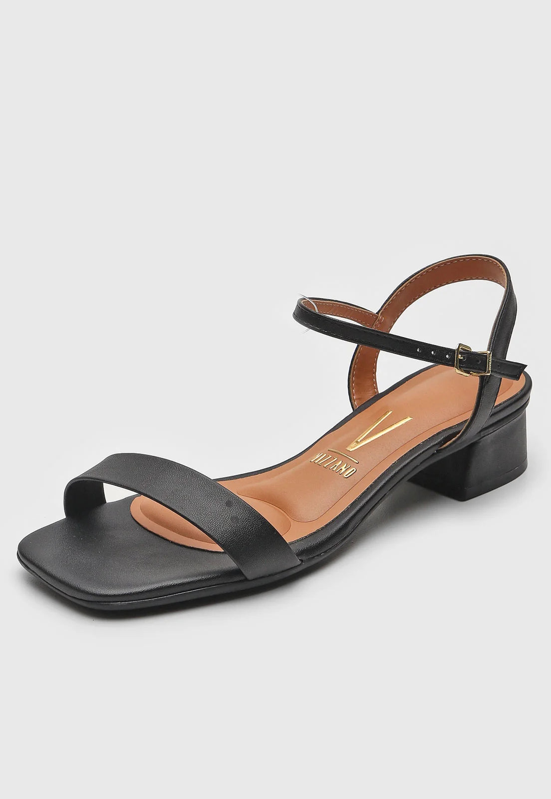 Sandália Vizzano Salto Grosso Preta - Imagem 3