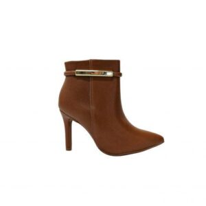 Bota Social Cano Curto Caramelo Vizzano