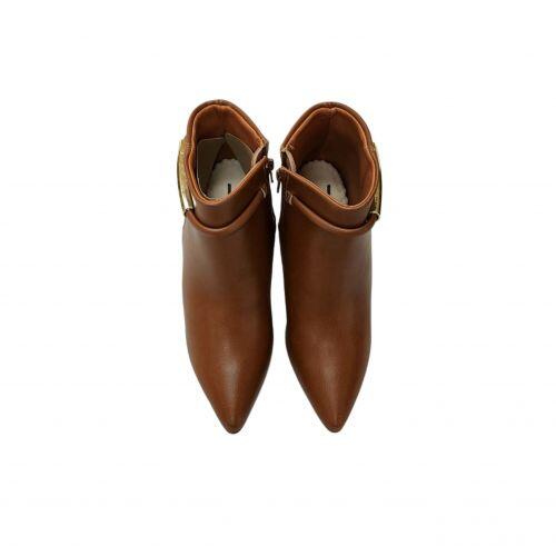 Bota Social Cano Curto Caramelo Vizzano - Imagem 3