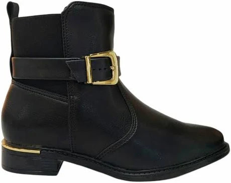 Bota Vizzano Fivela Cano Baixo Feminina - Imagem 2