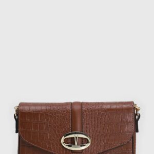 Bolsa Tiracolo Vizzano Alça Ajustável Marrom