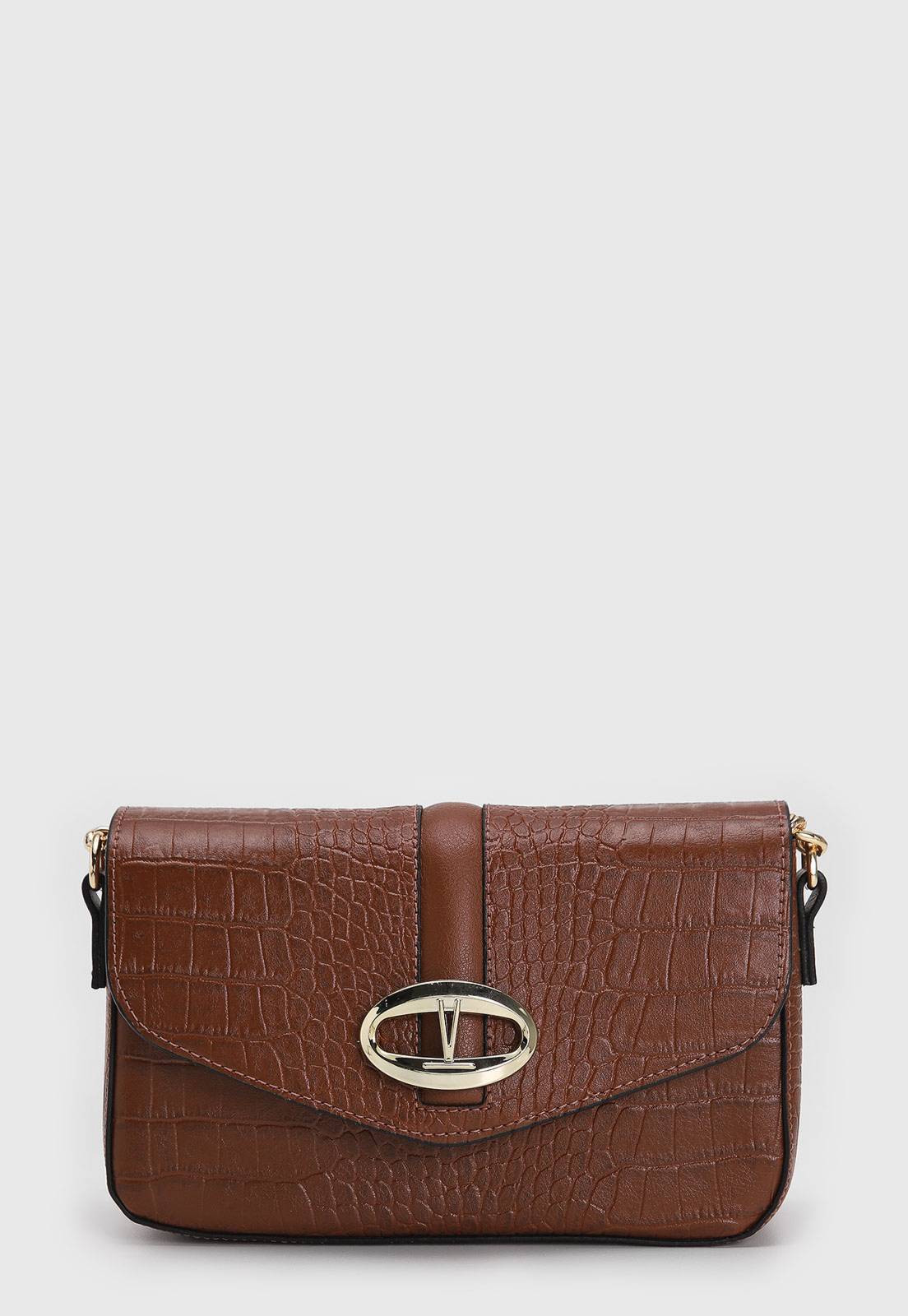 Bolsa Tiracolo Vizzano Alça Ajustável Marrom