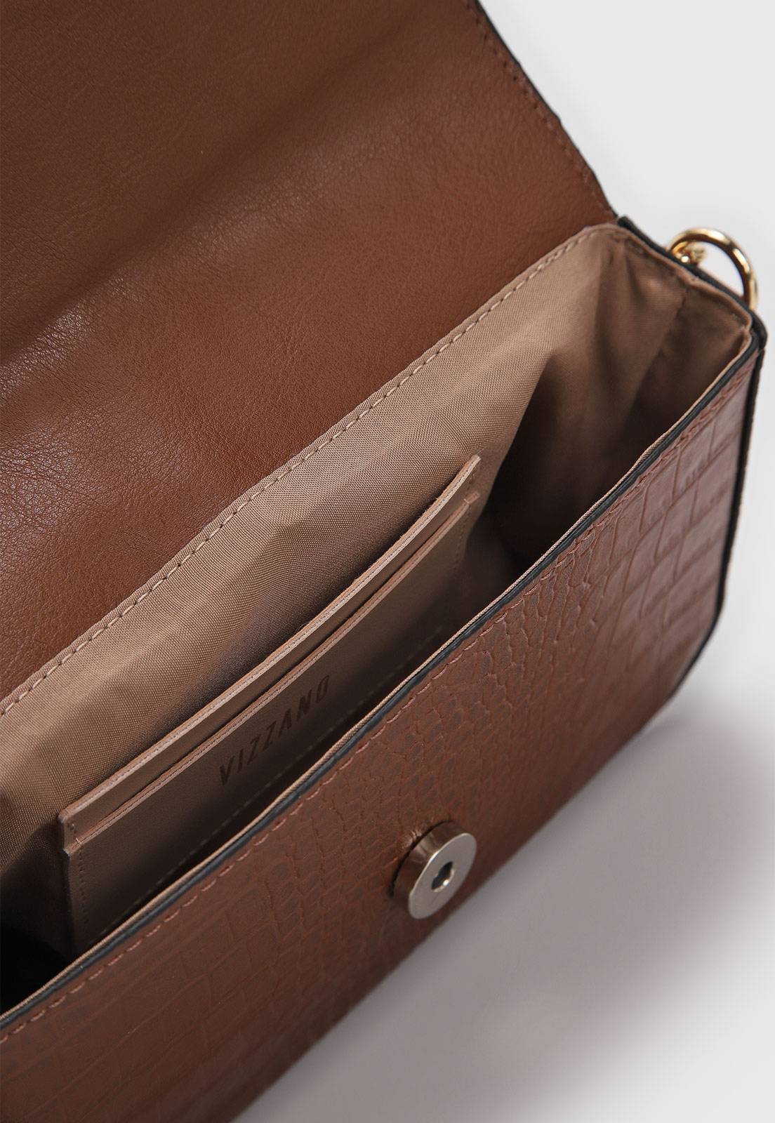 Bolsa Tiracolo Vizzano Alça Ajustável Marrom - Imagem 6