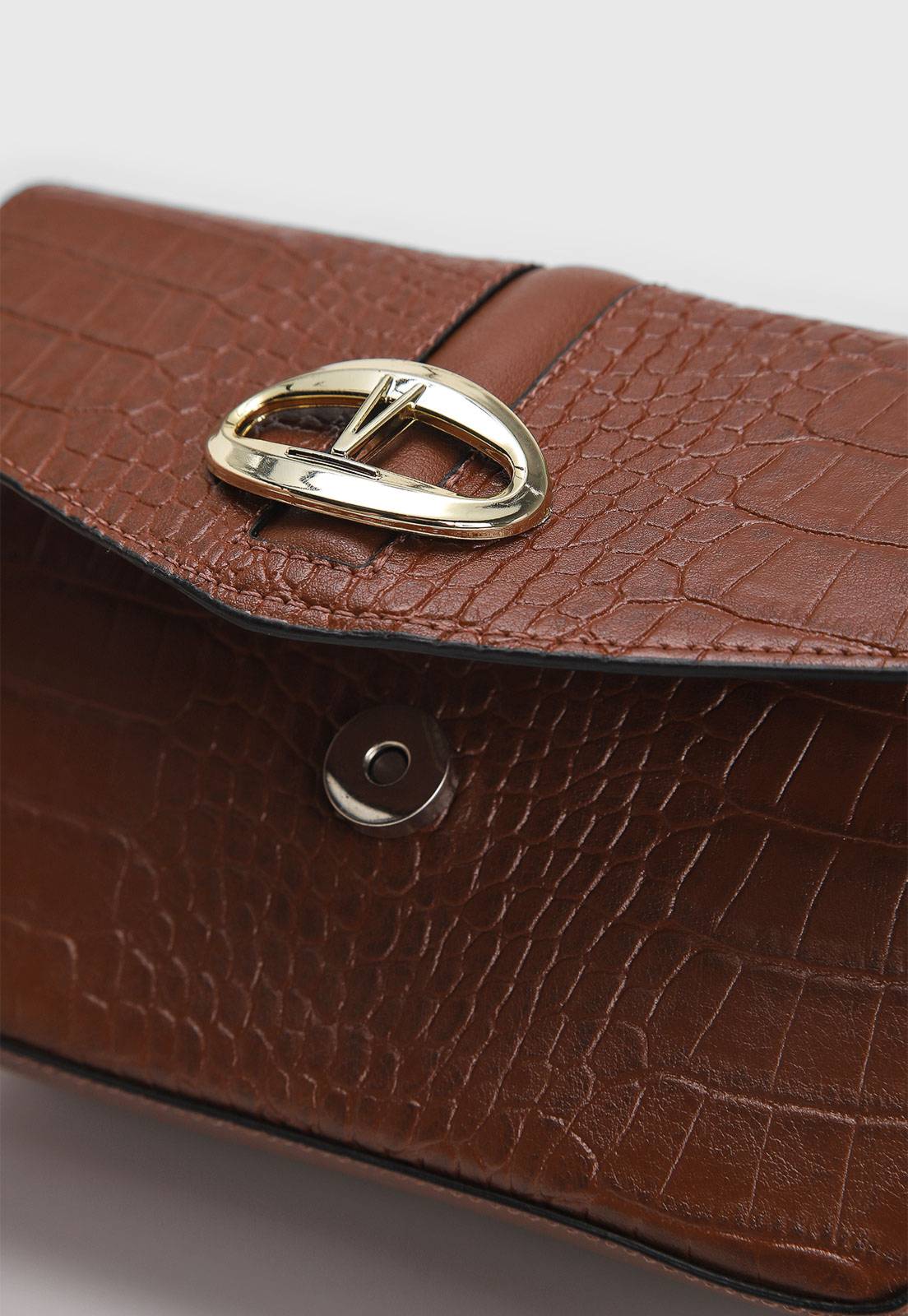 Bolsa Tiracolo Vizzano Alça Ajustável Marrom - Imagem 4