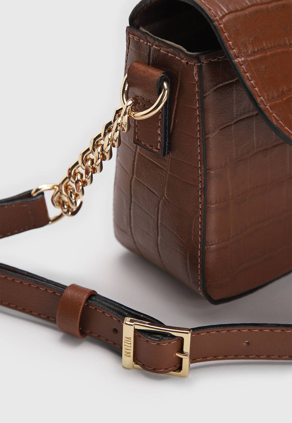 Bolsa Tiracolo Vizzano Alça Ajustável Marrom - Imagem 5