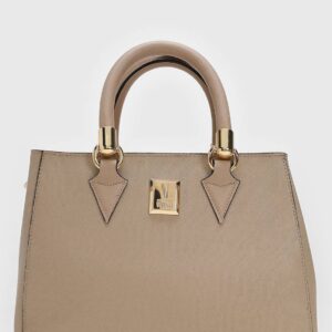 Bolsa Tiracolo Vizzano Alça Dupla Bege