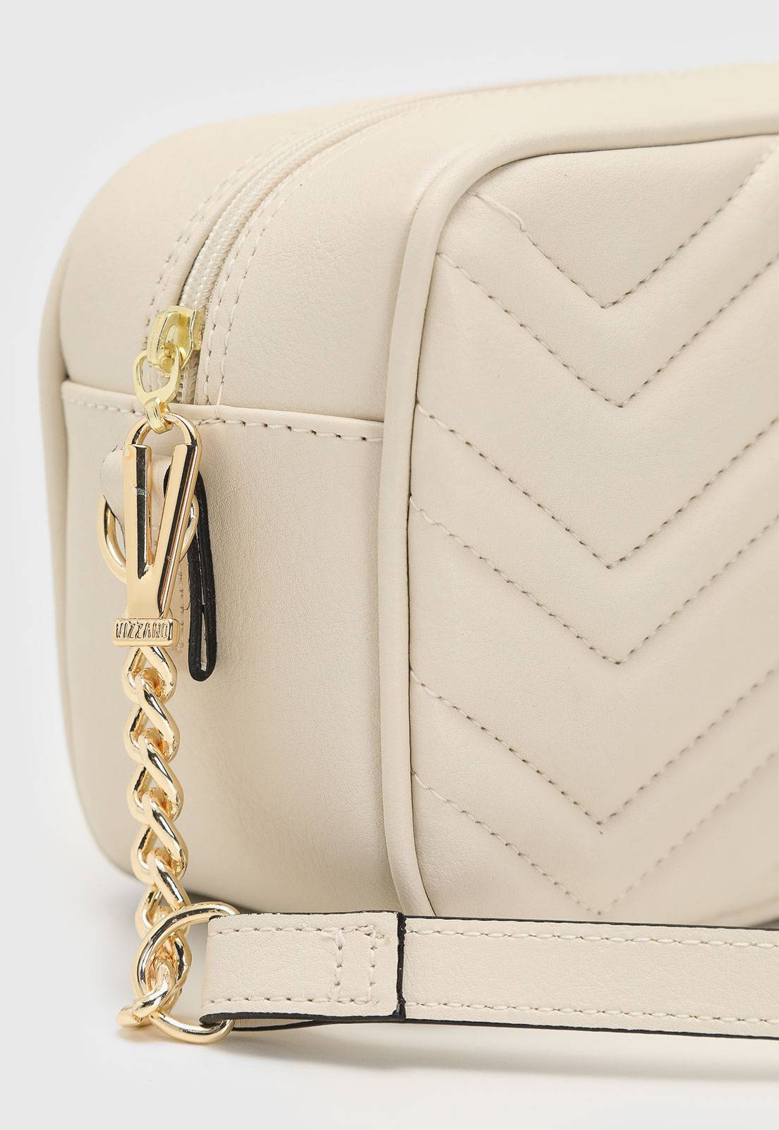Bolsa Transversal Vizzano Alça Ajustável Off-White - Imagem 9