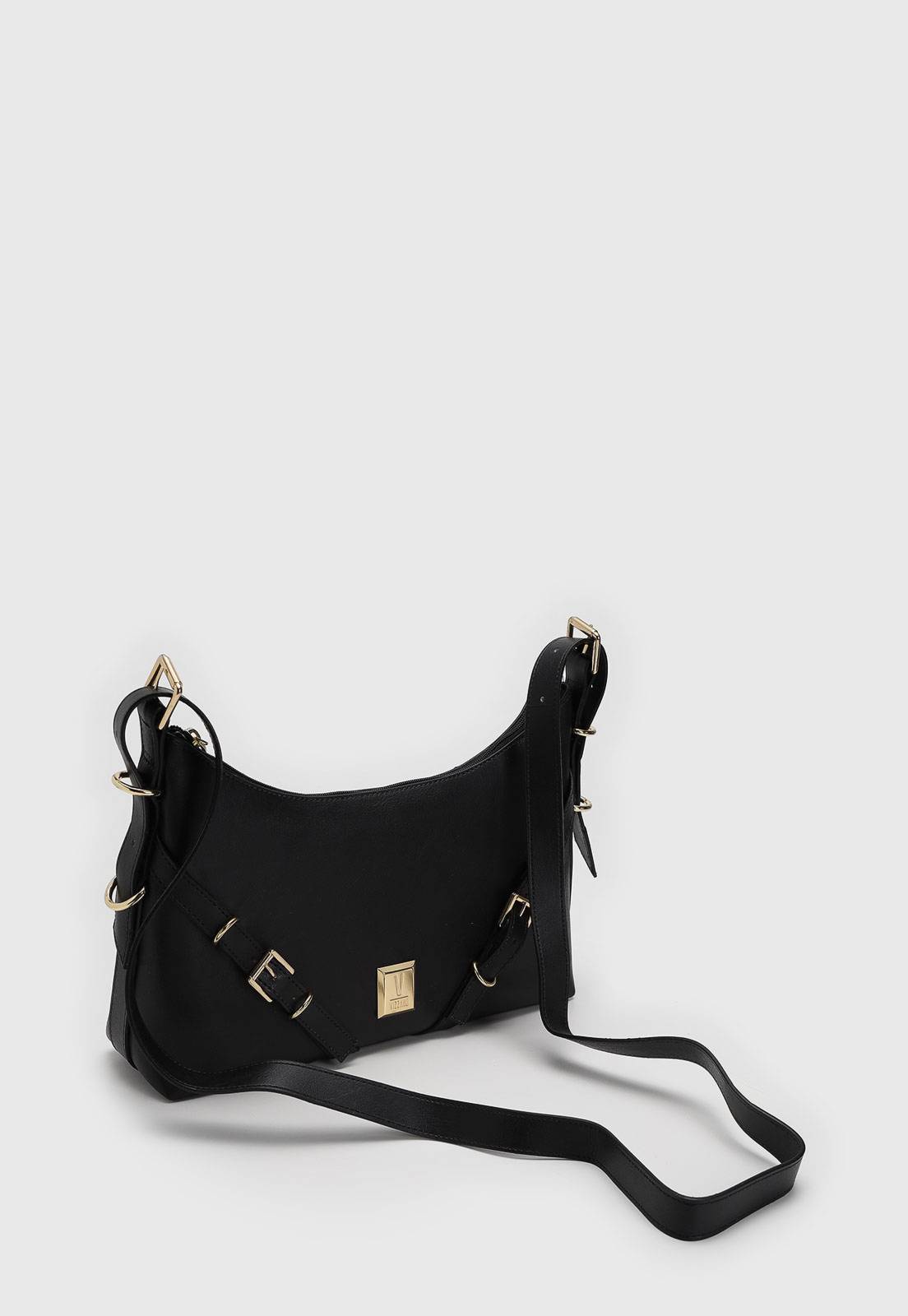 Bolsa Transversal Vizzano Alça Ajustável Preta - Imagem 2