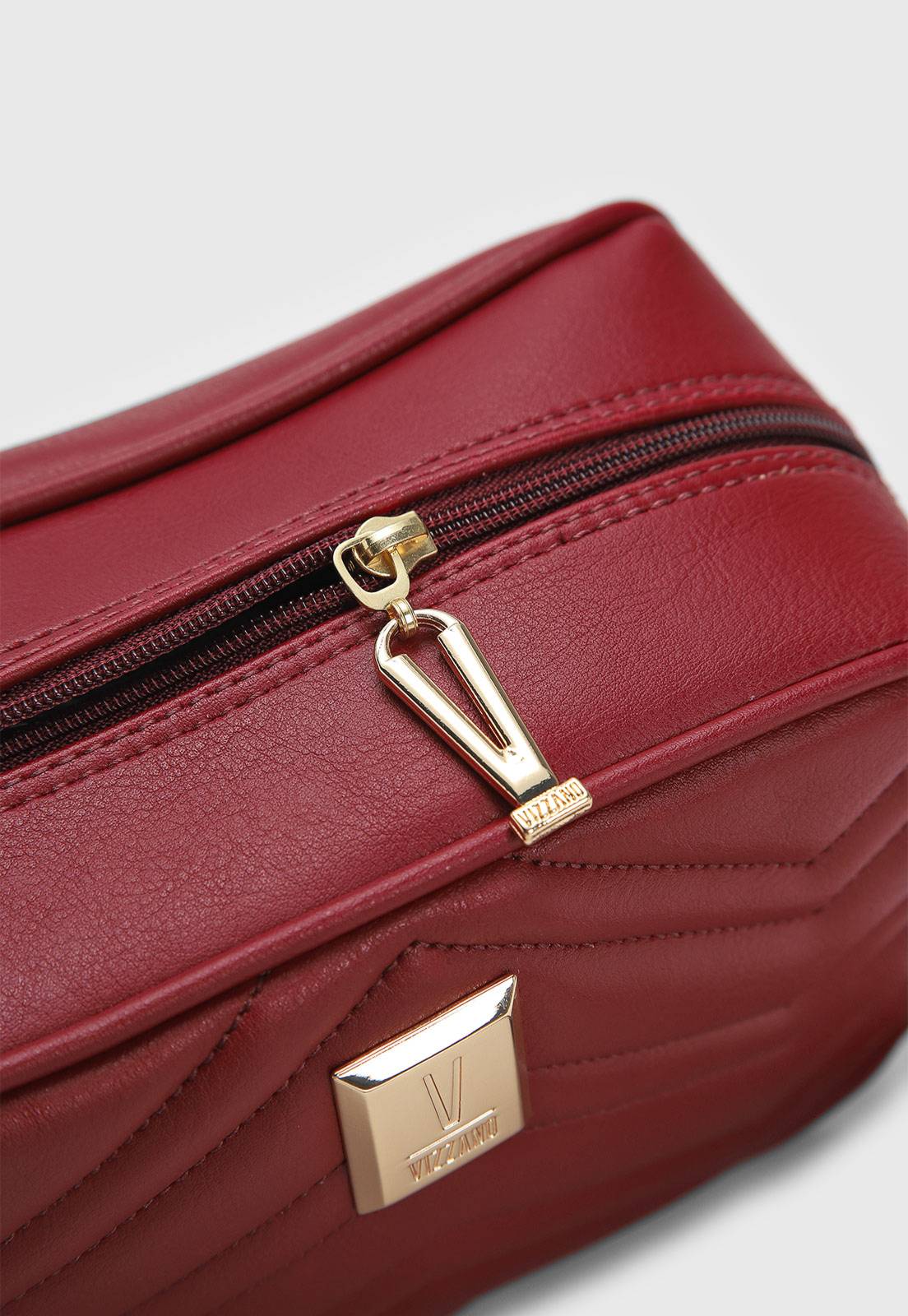 Bolsa Transversal Vizzano Alça Ajustável Vermelha - Imagem 4